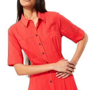 MARA HOFFMAN Lorelei Dress in Red Size 2 NWT